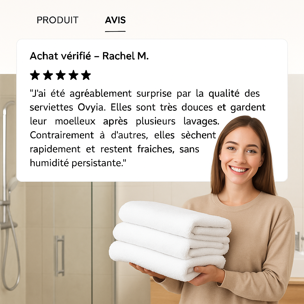 Ensemble de bain ultrasoft complet 8 pièces